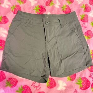 Prana Stretch Hiking Shorts – Green excellent condition REI travel hiking